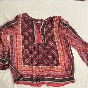 Knox Rose Multicolor Bohemian Blouse